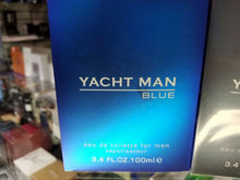 Load image into Gallery viewer, Yacht Man BLUE RED METAL CHOCOLATE BREEZE Cologne by Myrurgia 3.4 oz EDT for Men - Perfume Gallery