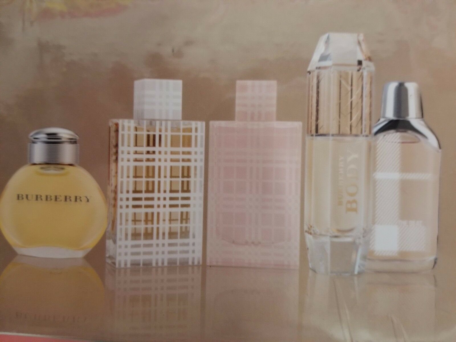 Burberry miniature perfume online set