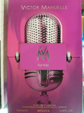 Load image into Gallery viewer, Victor Manuelle VM for Her 3.4 oz 100 ml EDT Eau de Toilette Perfume Spray Women - Perfume Gallery