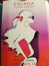 Load image into Gallery viewer, ESCADA Ocean Lounge EDT 2 ml .06 fl oz 3 / 5 PERFUME SAMPLES VIAL MINI LOT * NEW - Perfume Gallery