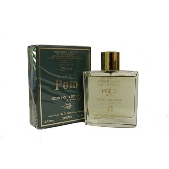 GREEN POLO by Secret Plus Version Polo No.501 3.4 oz EDT Spray NEW ORIGINAL BOX - Perfume Gallery