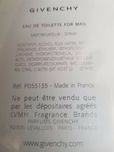 Load image into Gallery viewer, GIVENCHY Play Perfume 3.4 / 1.7 oz EDT Pour Homme Spray For Men * Sealed Box * - Perfume Gallery