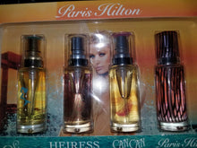 Load image into Gallery viewer, Paris Hilton 4 Pc 0.5 oz ea Gift Set HEIRESS CAN CAN SIREN by PARIS HILTON Women - Perfume Gallery
