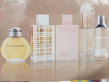 Load image into Gallery viewer, Burberry 5 Piece Mini Travel Gift Set 0.15 oz 4.5 5 ml 0.17 oz EDT EDP for Women - Perfume Gallery