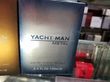 Load image into Gallery viewer, Yacht Man BLUE RED METAL CHOCOLATE BREEZE Cologne by Myrurgia 3.4 oz EDT for Men - Perfume Gallery