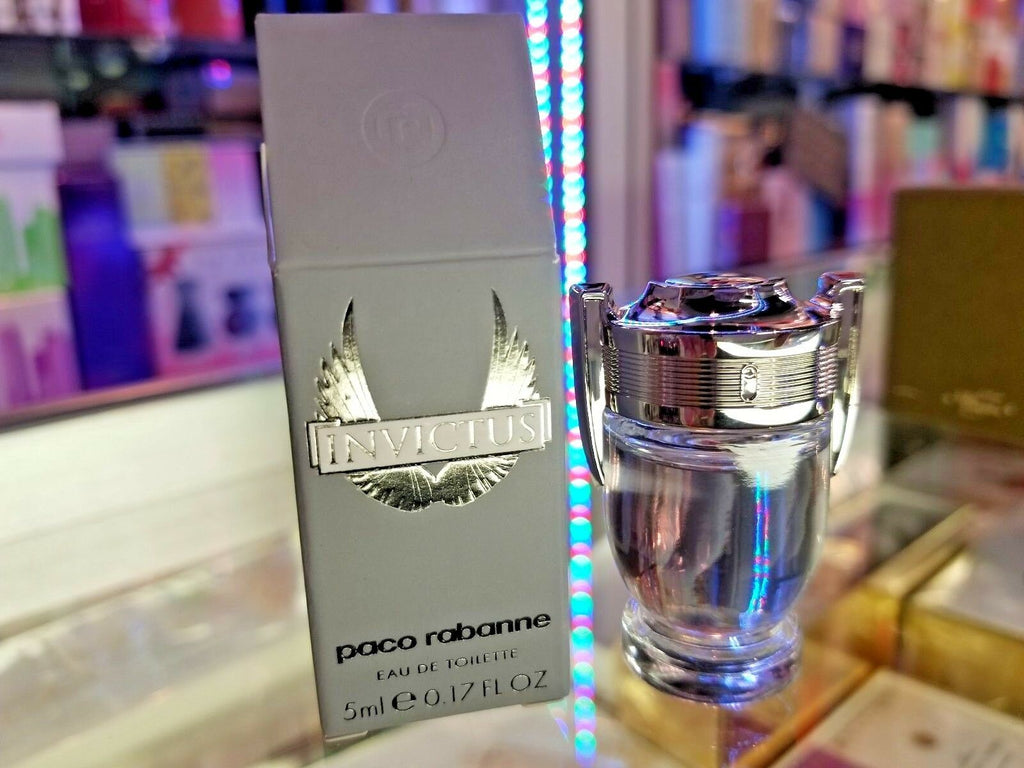 INVICTUS by Paco Rabanne Mini 0.17 .17 oz  5 ml Eau De Toilette Splash in BOX - Perfume Gallery