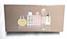 Load image into Gallery viewer, Burberry 5 Piece Mini Travel Gift Set 0.15 oz 4.5 5 ml 0.17 oz EDT EDP for Women - Perfume Gallery