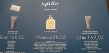 Load image into Gallery viewer, Light Blue Pour Homme by Dolce & Gabbana 3 Piece Pc EDT 1.6 4.2 oz / 50 125 ml GIFT SET Men
