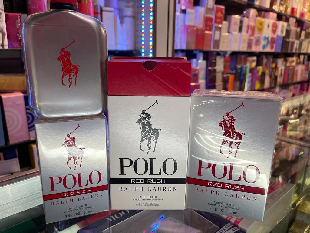 Polo Red Rush by Ralph Lauren 2.5 oz OR 4.2 oz OR 125 ml TST Eau de Toilette NEW