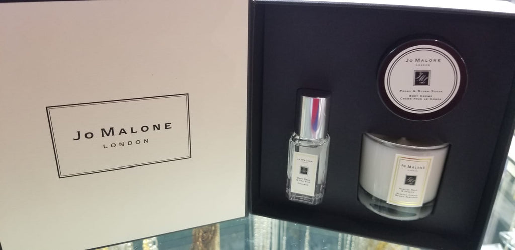 Jo Malone Wood Sage & Sea Salt + Peony & Blush + English Pear & Freesia Mini Luxuries Collection