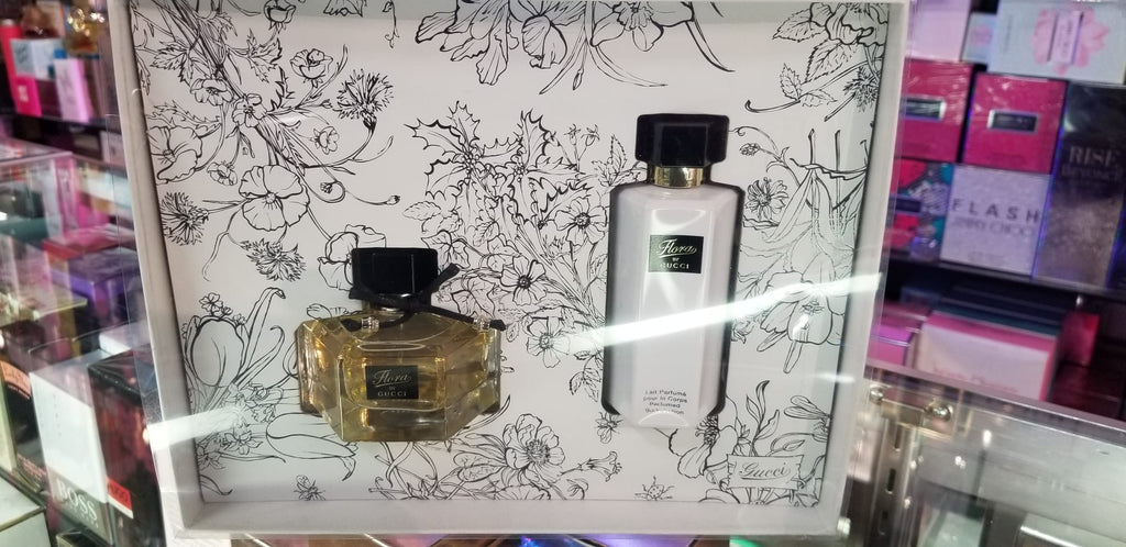 Flora by Gucci 1.6 oz 50 ml Toilette EDT 2 Piece GIFT SET RARE w 3.3 oz Lotion