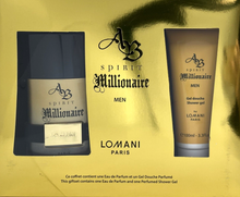 Load image into Gallery viewer, AB Spirit Millionaire by Lomani Eau De Toilette 3.3oz 100 ml Spray + Lotion GIFT SET