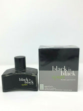 Load image into Gallery viewer, Black is Black SPORT by Nu Parfums 3.4oz 100ml Eau De Toilette Spray Men SEALED - Perfume Gallery