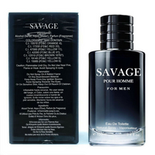 Load image into Gallery viewer, Savage Pour Homme by Fragrance Couture EDT Eau de Toilette 3.4 oz / 100ml SEALED - Perfume Gallery