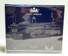 Load image into Gallery viewer, K King (Gold) by Dolce & Gabbana 3 Piece EDT 0.33 1.6 3.3oz 10 50 100ml GIFT SET