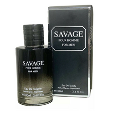 Load image into Gallery viewer, Savage Pour Homme by Fragrance Couture EDT Eau de Toilette 3.4 oz / 100ml SEALED - Perfume Gallery