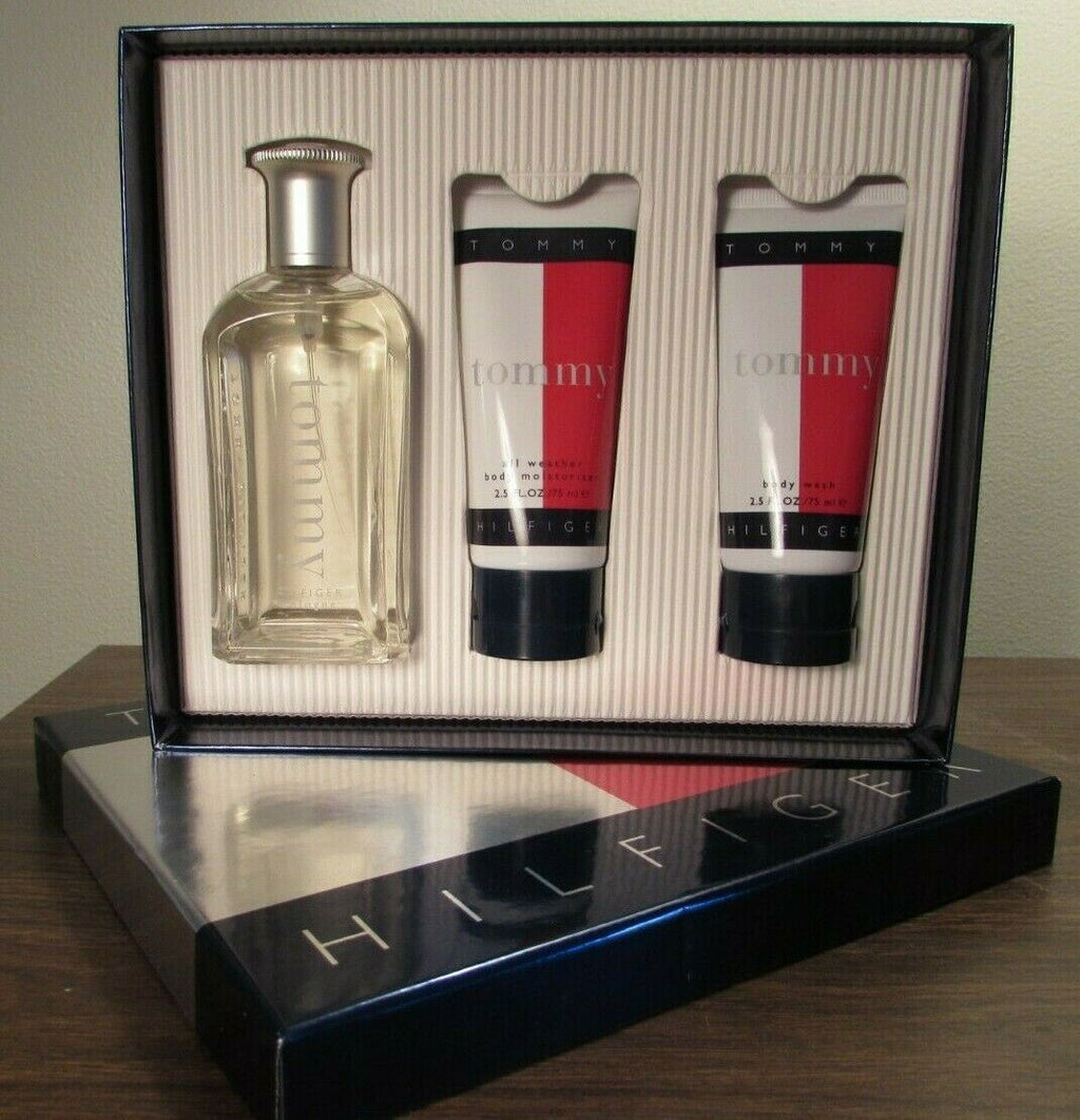 Tommy by Tommy Hilfiger American Traveler VINTAGE 3 Piece 3.4oz EDC + Body +Wash