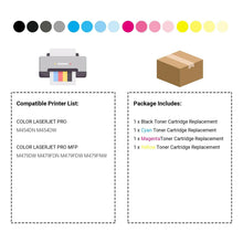 Load image into Gallery viewer, 4 x Toner Cartridge for HP 414X LaserJet M454dn M454dw M479fdn M479fdw (No Chip) - Perfume Gallery