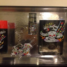 Load image into Gallery viewer, Ed Hardy BORN WILD Men 5 Pc GIFT SET 3.4oz 3 oz BW 2.75 Deo Key Chain .25oz NEW - Perfume Gallery