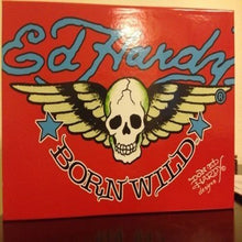 Load image into Gallery viewer, Ed Hardy BORN WILD Men 5 Pc GIFT SET 3.4oz 3 oz BW 2.75 Deo Key Chain .25oz NEW - Perfume Gallery