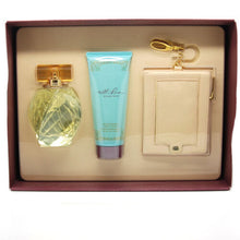 Load image into Gallery viewer, With Love HIlary Duff 3 Piece EDP GIFT SET Women 3.3 oz Lotion + Spray + ID Case - Perfume Gallery