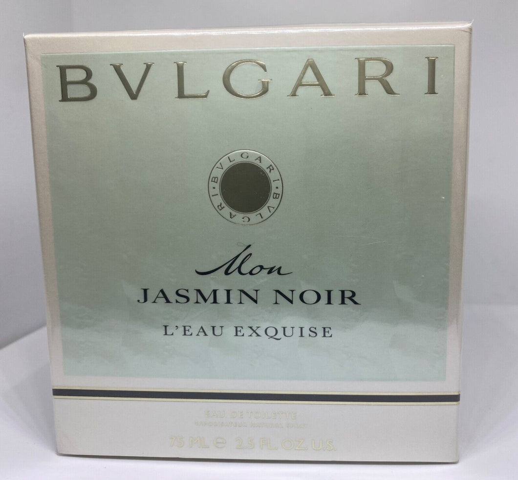 Bvlgari Mon Jasmin Noir L'eau Exquise for Women 2.5oz 75 ml Eau de Toilette EDT SEALED
