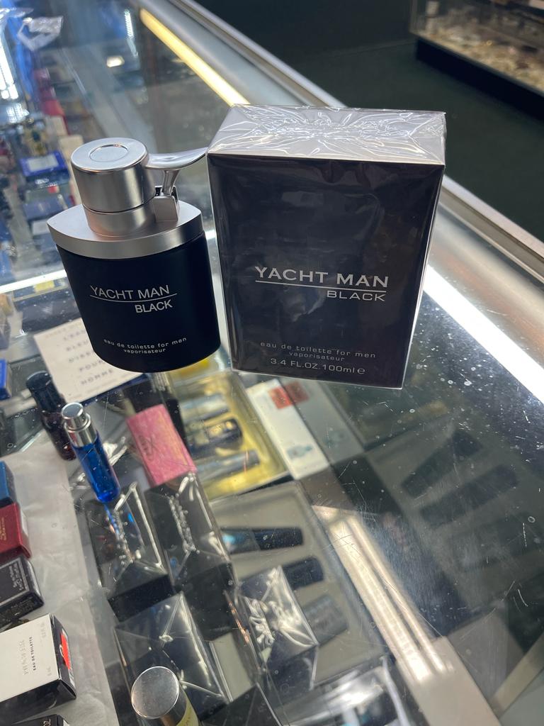 Yacht Man BLACK Cologne by Myrurgia 3.4 oz 100 ml EDT Eau de Toilette Men SEALED