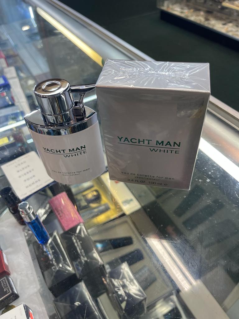 Yacht Man WHITE Cologne by Myrurgia 3.4 oz 100 ml EDT Eau de Toilette Men SEALED