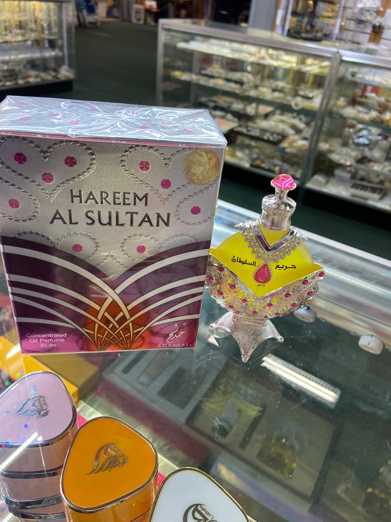 Hareem Al Sultan Silver 35 ml Perfume Oil By Al Khadlaj Perfumes New in SEALED Box