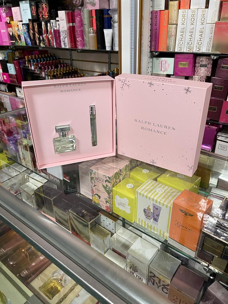 Romance by Ralph Lauren 2PC GIFT SET 30 ml 1 oz EDP + 0.34 oz 10 ml Travel Spray NEW