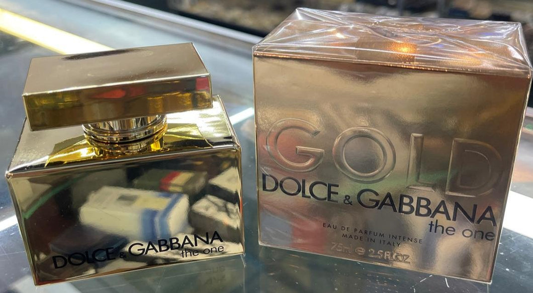 Dolce & Gabbana The One GOLD 2.5 oz 75 ml Eau de Parfum INTENSE EDP Women SEALED