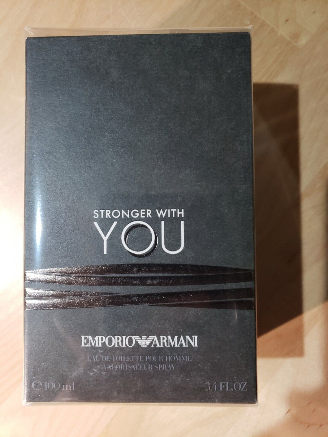 Stronger With You by Emporio Armani Eau De Toilette Pour Homme 3.4 oz 100 ml SEALED