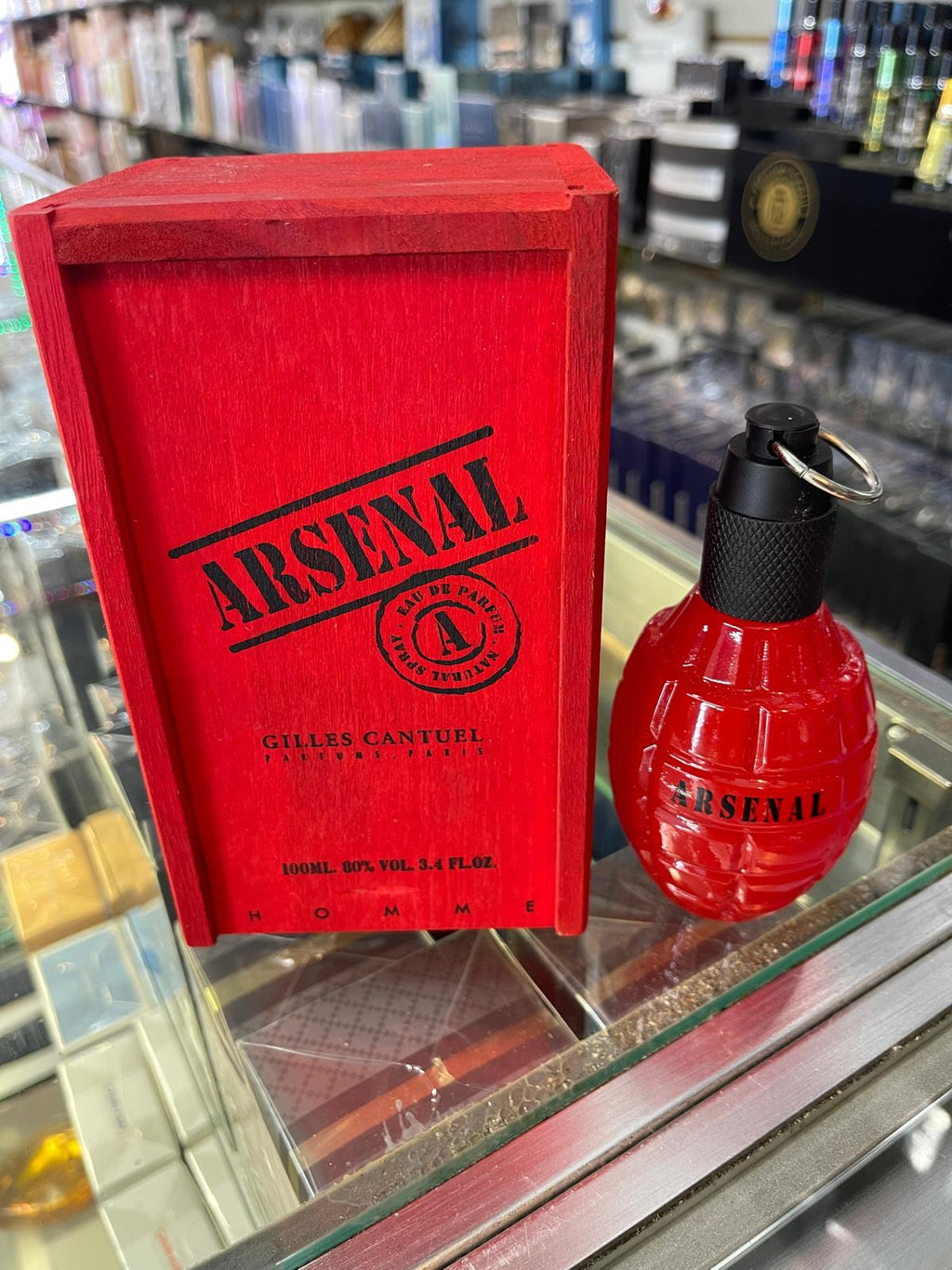 Arsenal Red By Gilles Cantuel 3.4 oz / 100 ml Eau De Parfum Spray Men Cologne Perfume