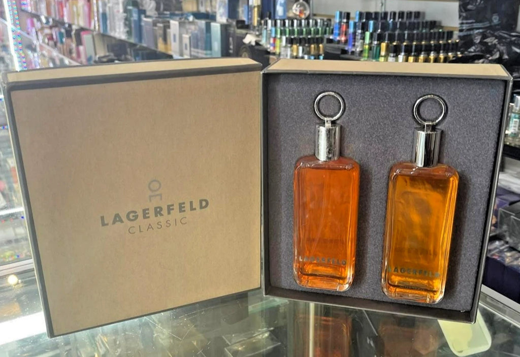 Karl Lagerfeld CLASSIC 2 PIECE 4.2oz EDT GIFT SET for Him Cologne + After Shave