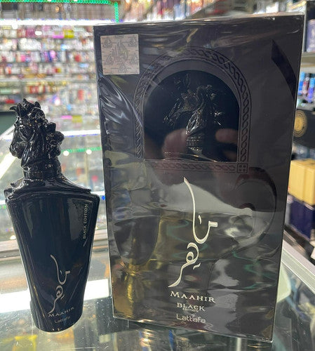 Maahir BLACK EDITION by Lattafa 3.4oz 100ml Eau de Parfum EDP for UNISEX Him / Her SEALED BOX