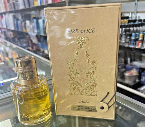 Fire on Ice by Lattafa 3.71 oz 110 ml Eau de Parfum EDP For Him / Her * SEALED