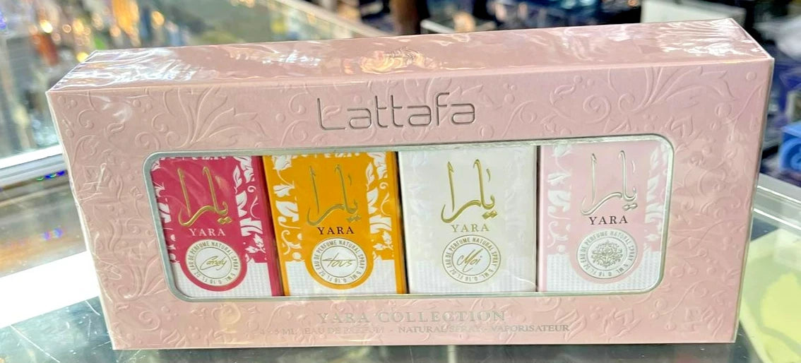 Yara Collection 4 x 5 ml Eau de Parfum EDP Spray Mini GIFT SET for Wom ...