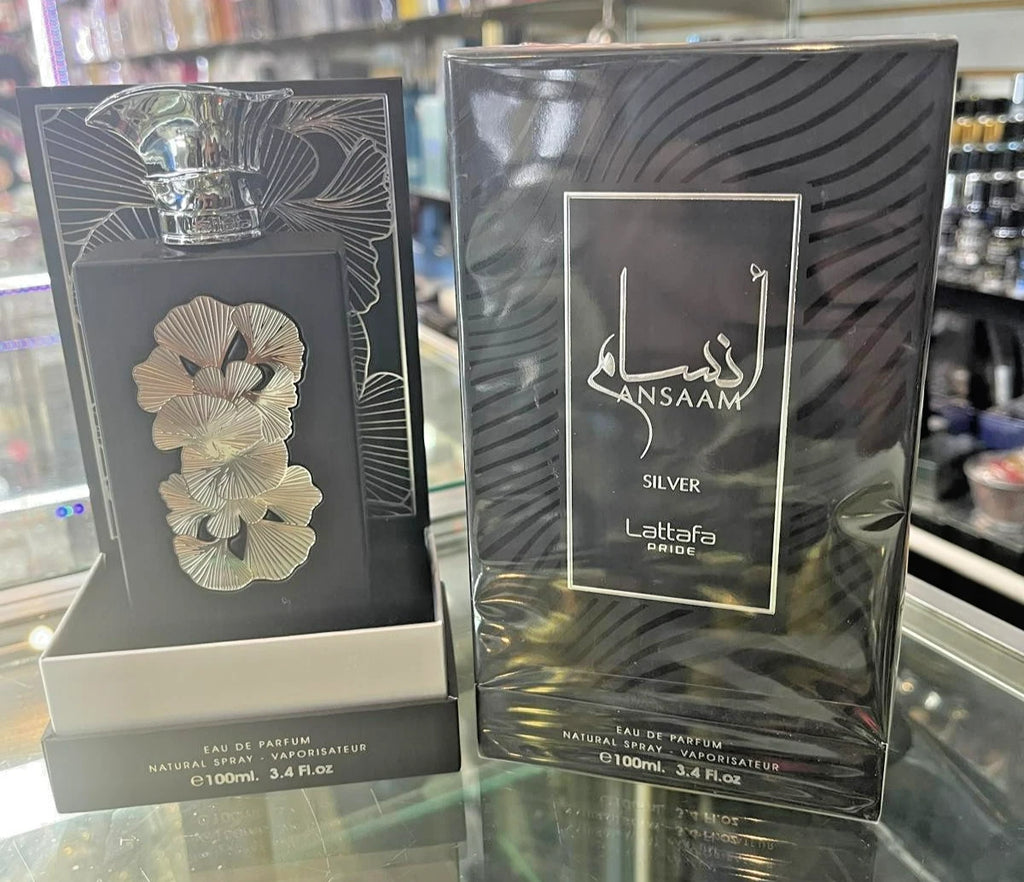 Ansaam Silver by Lattafa 3.4 oz 100 ml Eau de Parfum EDP For Him / Her SEALED