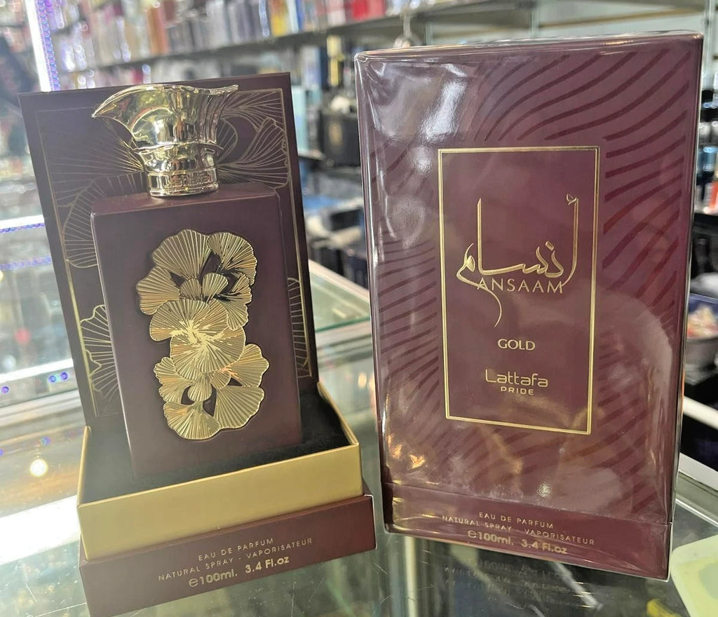 Ansaam Gold by Lattafa 3.4 oz 100 ml Eau de Parfum EDP For Her * SEALED BOX