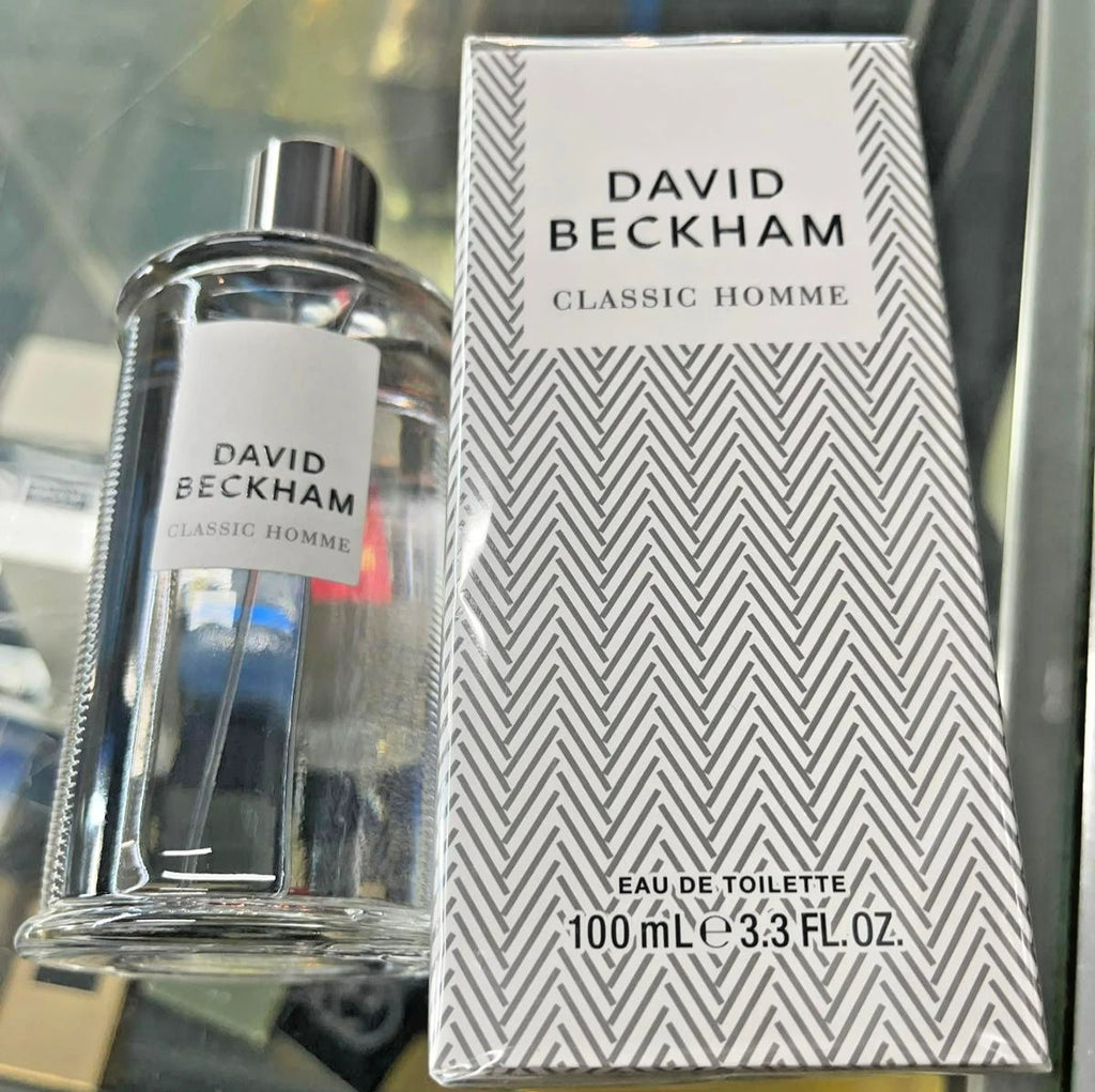 David Beckham Classic Homme 3.4 oz 100 ml Eau de Toilette EDT for Him Men SEALED