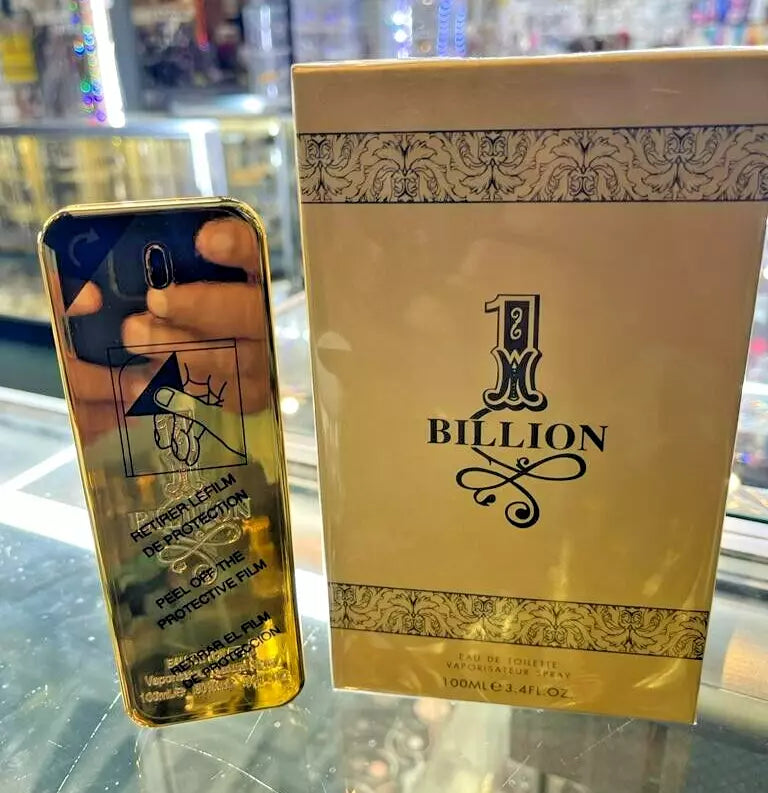 1 One Billion for Men Eau de Toilette EDT for Men 3.4 oz 100 ml SEALED BOX