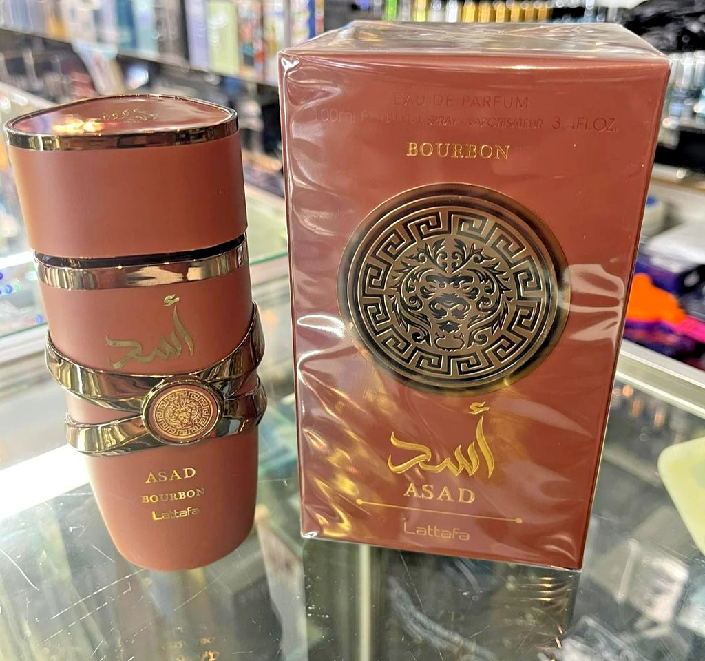 Asad Bourbon by Lattafa 3.4 oz 100 ml Eau de Parfum EDP for Him * NEW IN BOX