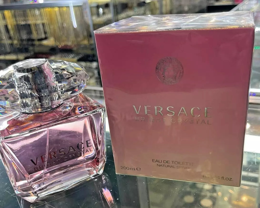 Versace Bright Crystal by Versace 6.7 oz 200 ml Eau de Toilette EDT Her SEALED