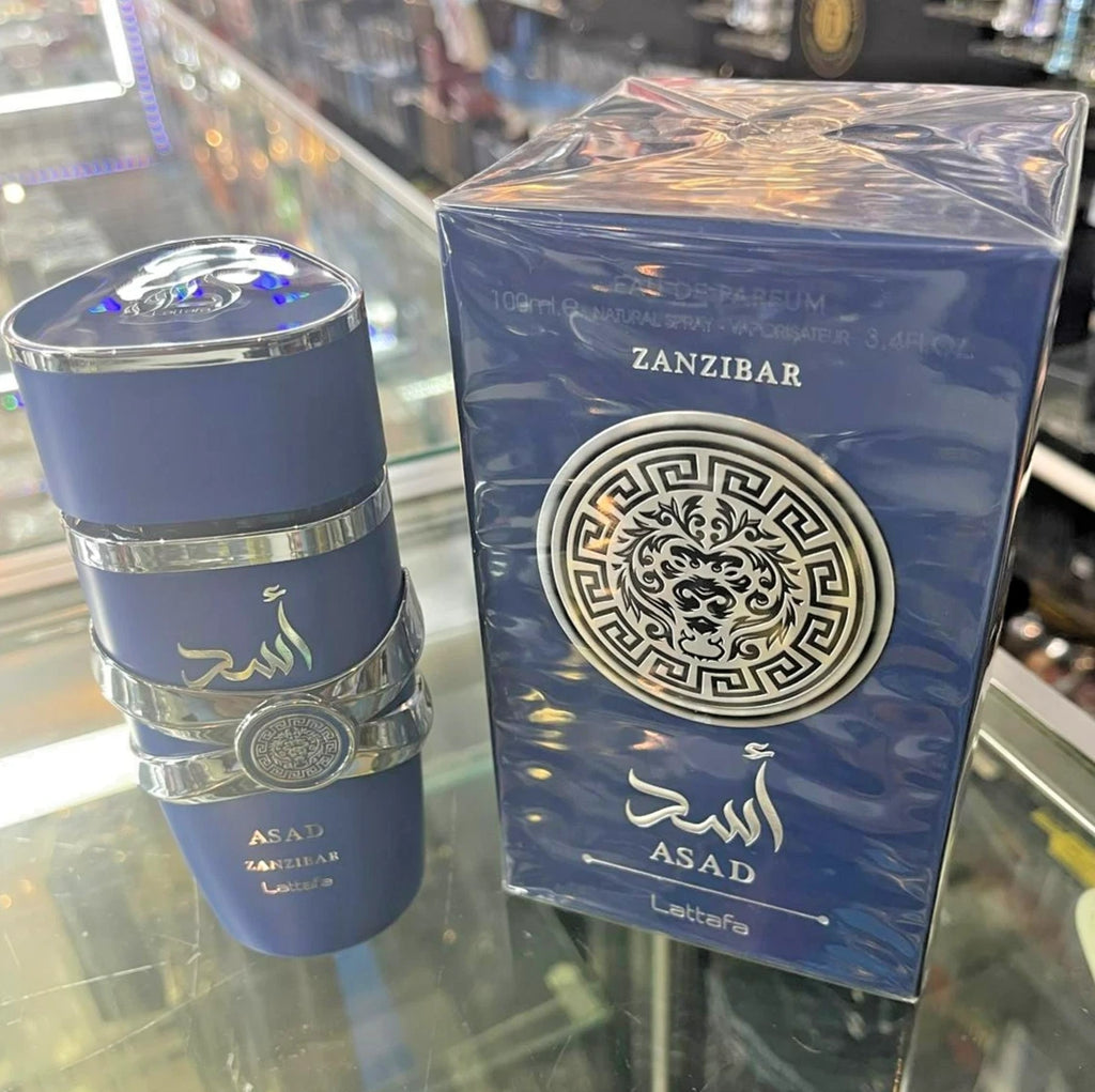 Asad Zanzibar by Lattafa 3.4 oz 100 ml Eau de Parfum EDP for Him * SEALED BOX