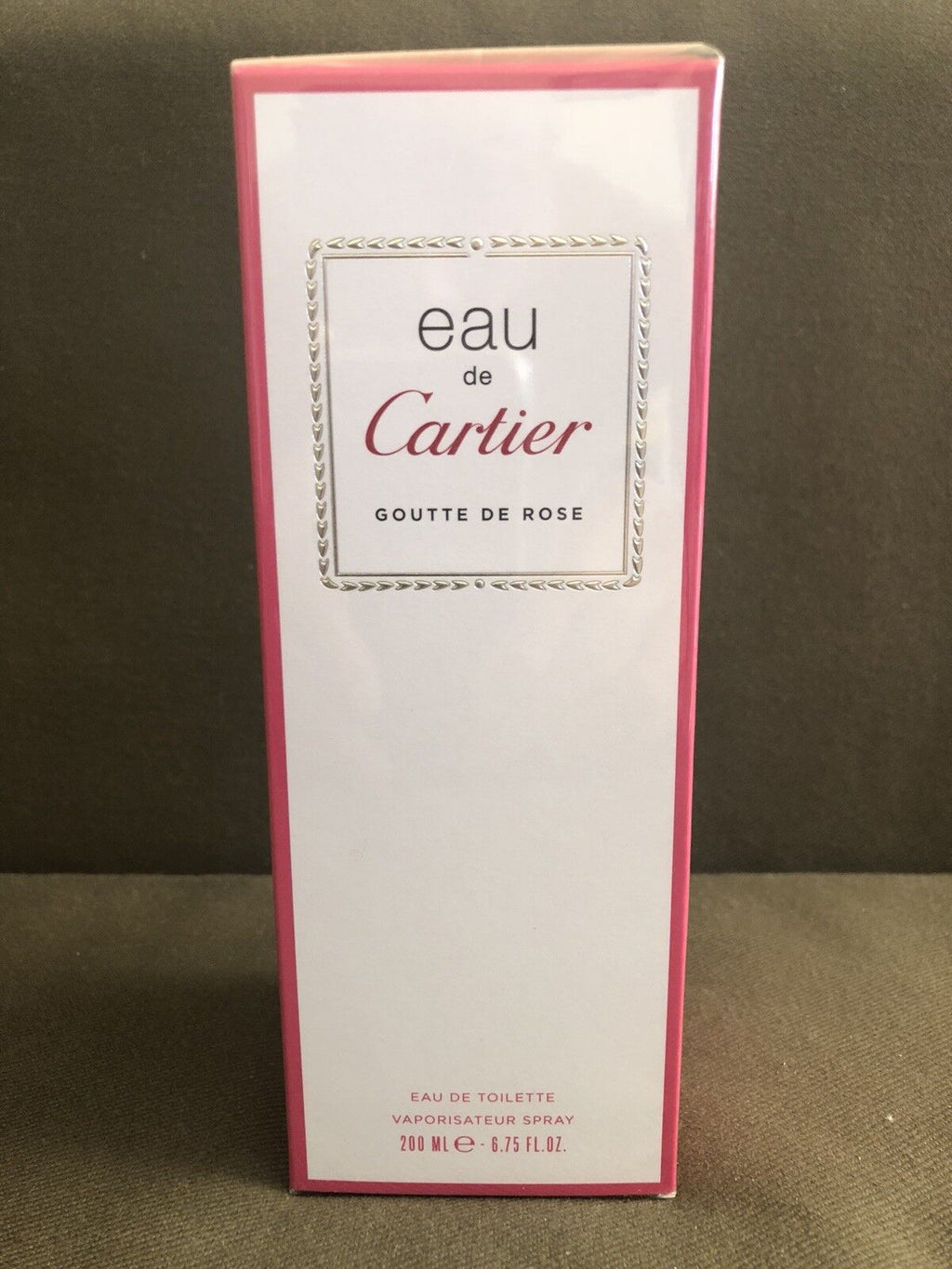 Eau de Cartier Goutte de Rose EDT 6.75 oz 200 ml Perfume Spray for Women SEALED