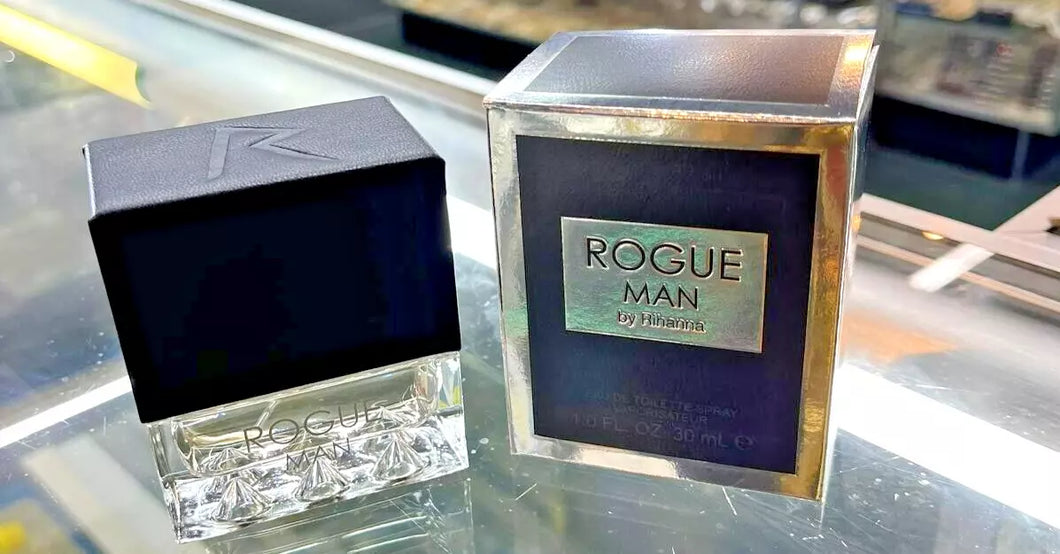 ROGUE MAN by Rihanna EDT Eau De Toilette Spray 1 oz 30 ml for Men NEW SEALED BOX