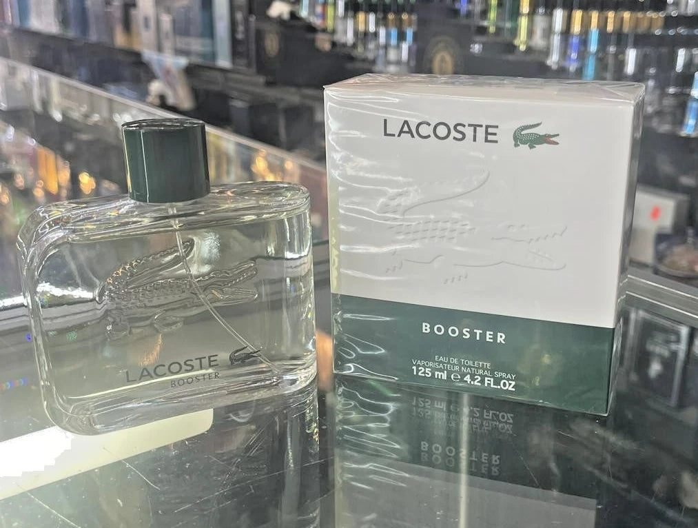 Lacoste BOOSTER 4.2 oz 125 ml EDT Eau de Toilette Spray for MEN * SEALED IN BOX