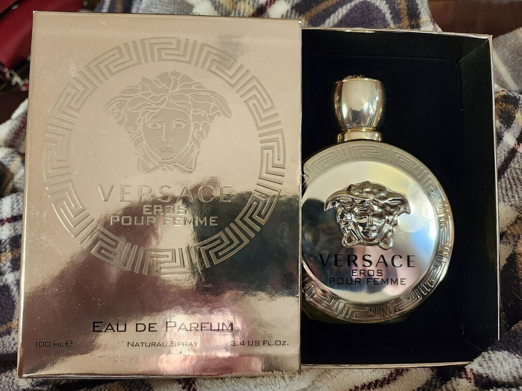 Versace Eros Pour Femme by Versace Eau de Parfum EDP 3.4oz 100 ml SEALED IN BOX