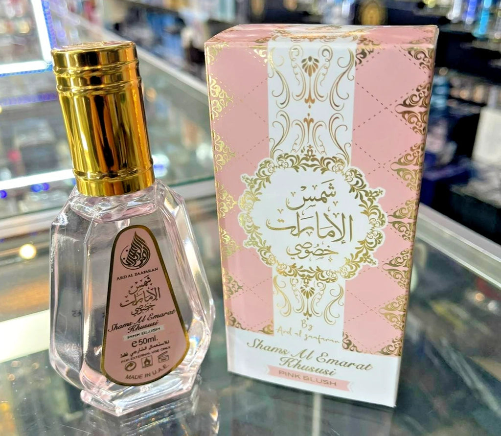 Pink Blush Shams Al Emarat Khususi by Ard Al Zaafaran 1.7 oz 50 ml Parfum NEW