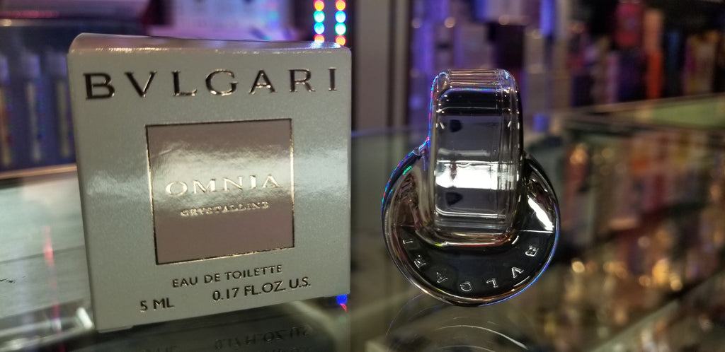 Bvlgari Omnia Crystalline Eau de Toilette Mini EDT for Women 5 ml 0.17 oz NEW - Perfume Gallery